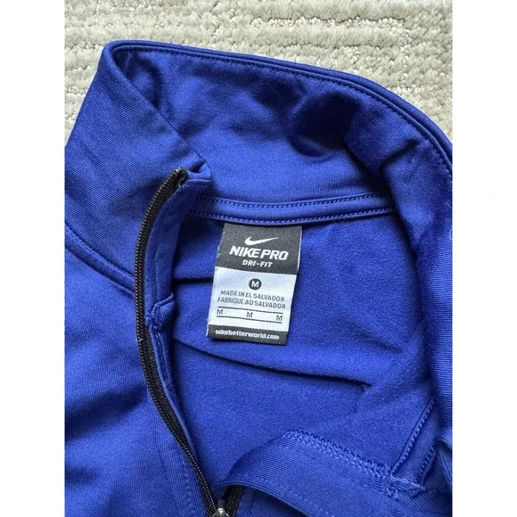 Nike Pro Women's Dri-Fit -‎ Long Sleeve 1/2 Zip Pullover - Size Small - Picture 5 of 10